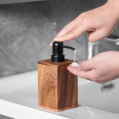 Skanto | Walnut Aura Lotion & Soap Dispenser