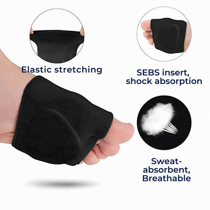CushionFlex Forefoot Protection | Silicone Gel Cushion - Absorbs Shock on Foot - Pain Relief - for Metatarsalgia - Daily Comfort Bowlift
