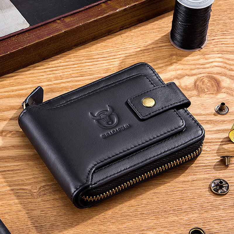 Multifunctional Anti-RFID Leather Wallet | Bowlift