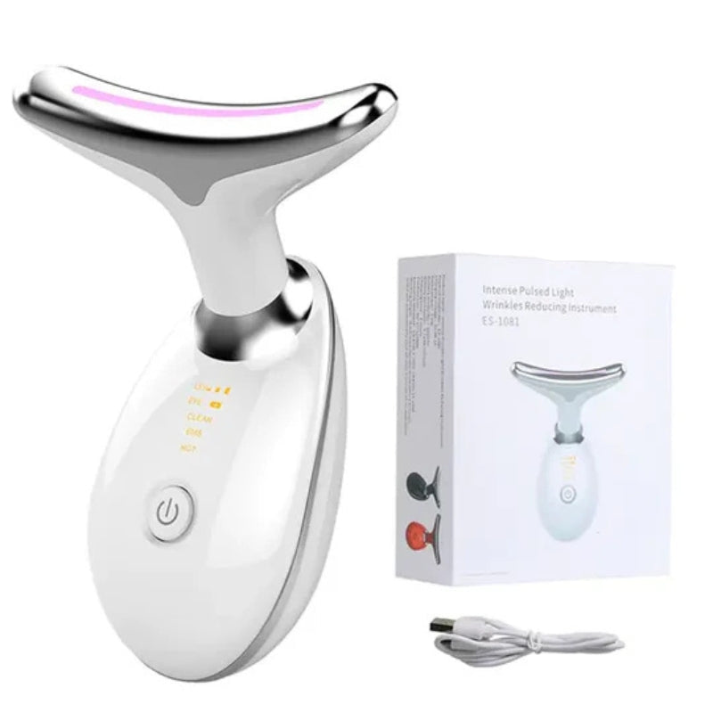 Anti-Wrinkle Face Lifting Massager with LED Light Therapy for Face and Neck Skanto
