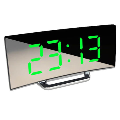 Skanto | Curved LED Digital Alarm Clock in Modern Style