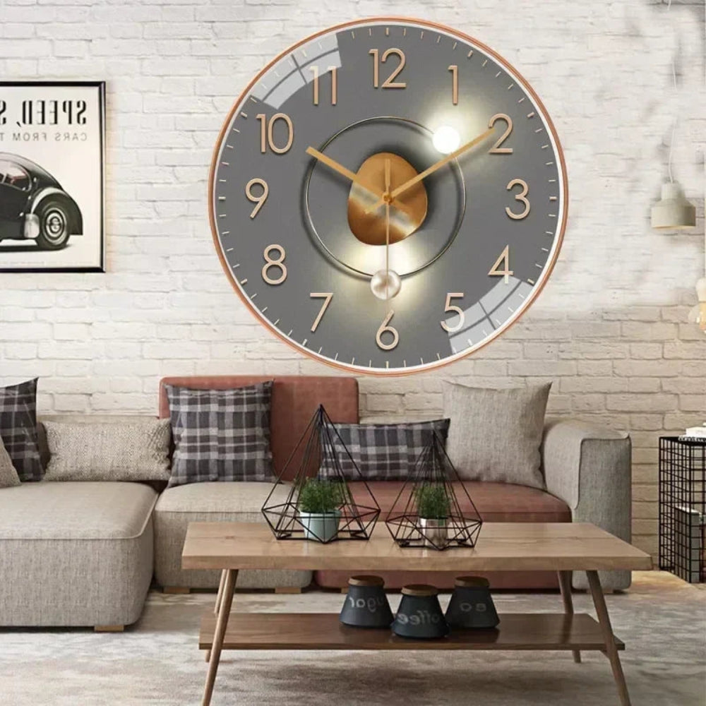 Skanto | StilDigit Wall Clock – Modern Digital Timekeeping for a Calm Environment