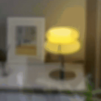 Skanto | Elegant Macaron Glass Table Lamp with USB - 3 Light Colors