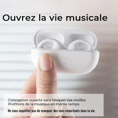 Bone Conduction Headphones with Wireless Ear Clip | Karnz