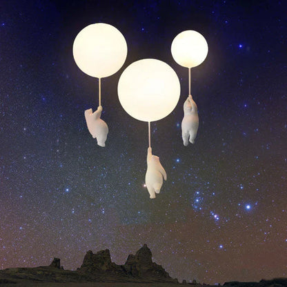 CloudBear – Playful Children's Room Lamp with Balloon