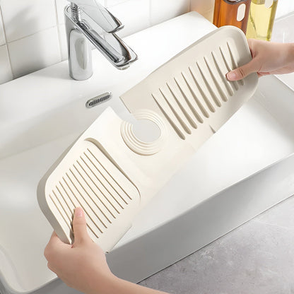 Silicone splash guard for faucet – Practical drip mat | Ideal for kitchen & bathroom | Bowlift