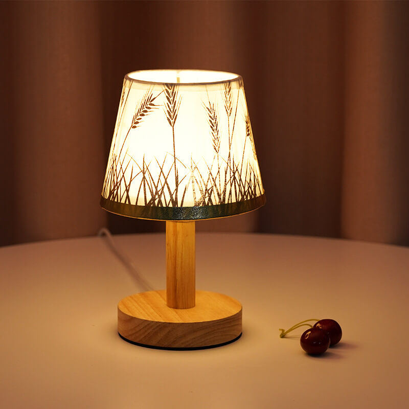 Skanto | Skanto Vintage Linen Lampshade 1-Light LED Table Lamp