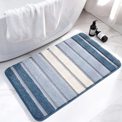 Skanto | Lumiere Striped Absorbent Bath Mat
