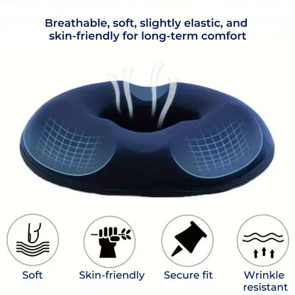 SitRelief | Donut Seat Cushion – Tailbone & Haemorrhoid Relief – Memory Foam – Washable Cover – Office, Travel, Postpartum Use Kalsten