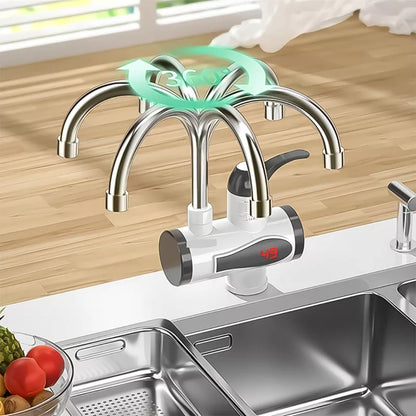 AquaSwift | Instant Hot Water Tap – Tankless Design – Compact energy-efficient unit – Ideal for kitchens and bathrooms Karnz