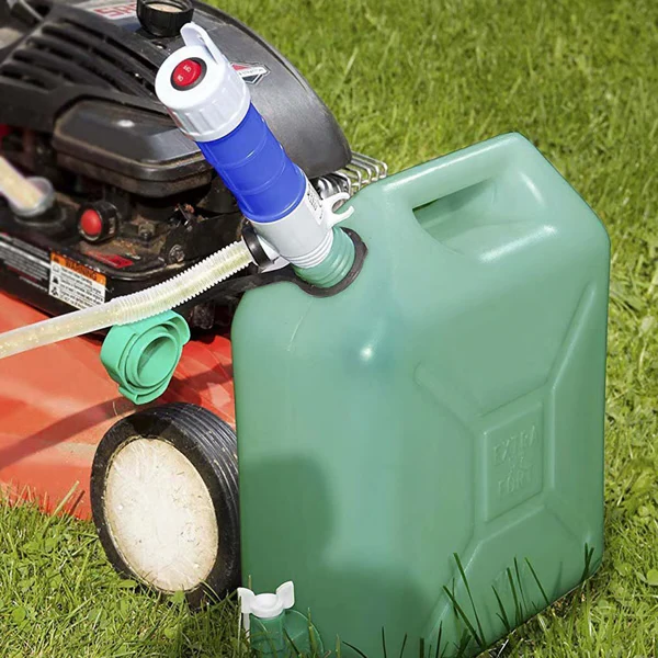 Skanto | Electric Fluid Transfer Pump & Siphon - Electric Hand Pump, Battery Operated Siphon Pump for Gas, Fuel, Diesel, Water
