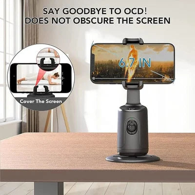 📸360° Rotation Smart Auto Face Object Tracking Holder