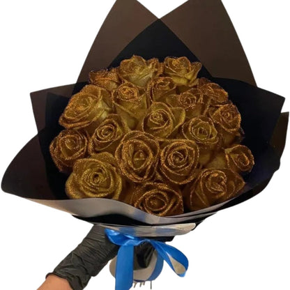 LumiPetal Glitter Roses – Decorative Garlands for Party and Gift | Garland