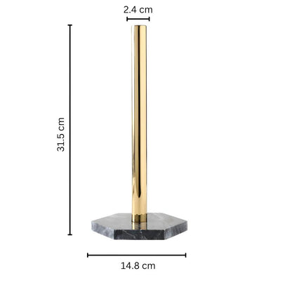 BowLift | Marble Base Paper Towel Holder