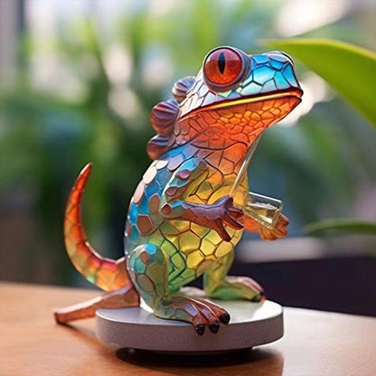 Wildlife Art with Base Wild Animal Desktop Decorations | Bowlift