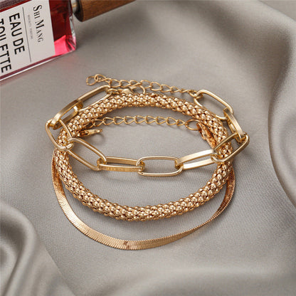 BowLift | 3pc Chunky & Elegant Bracelet Stack