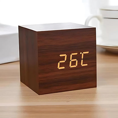BowLift | Modern Cube LED Alarm Clock