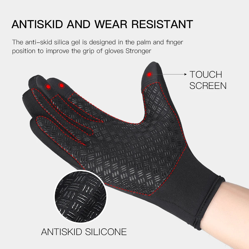 Sandsberg | Winter Gloves for Cycling & Skiing | Black