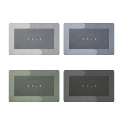 Skanto | Absorbent Microfiber Bath Mat | Quick-Drying Soft Floor Mat for Shower & Bath Use