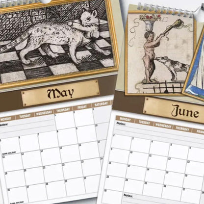 Skanto | Funny Medieval Calendar 2025 – Humor & Art