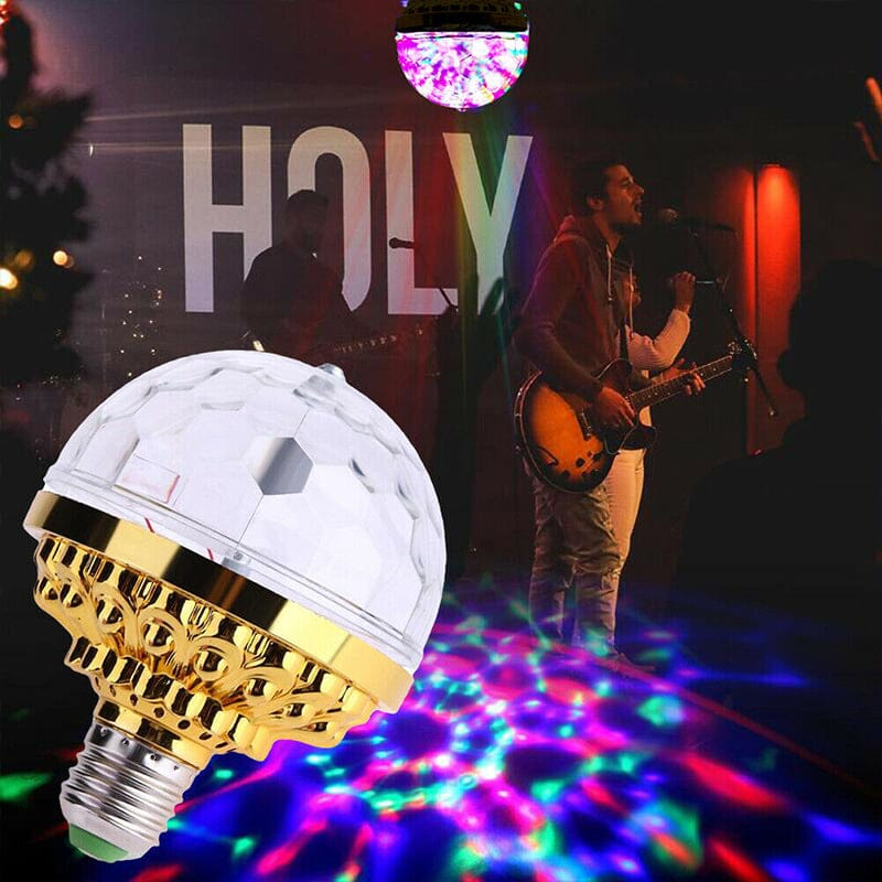 LED Disco Ball Colorful Rotating Light Bulb | Brehn