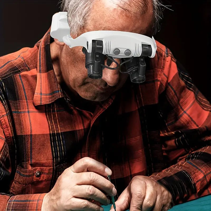 Skanto | Magnifying Glasses with LED Lights for Both Eyes