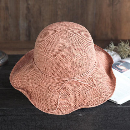 Skanto | Foldable Straw Hat, Sun Hat, Beach Hat, Fishing Hat