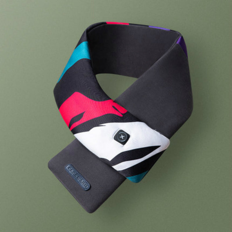 Skanto | Multifunctional USB Rechargeable Washable Self-Heating Scarf with 3 Heat Settings, Built-in Power Bank and Temperature Sensor