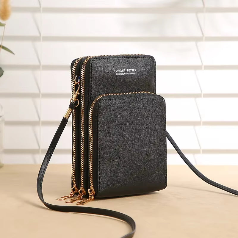 BowLift | Leather Crossbody Phone Bag | Over-the-Shoulder Phone Bag