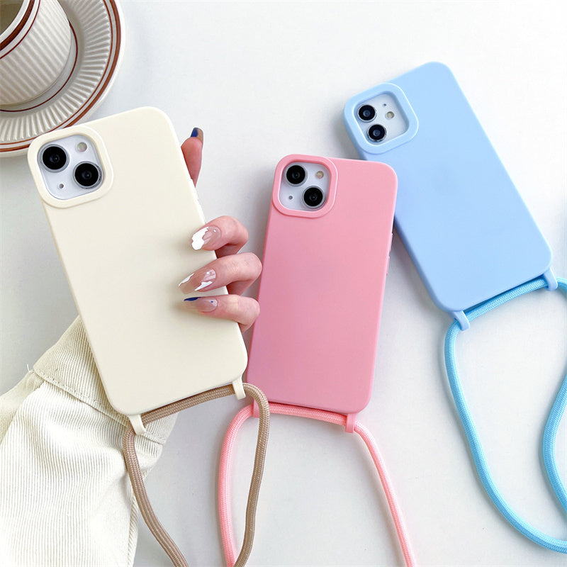 BowLift | Solid Silicone Lanyard Case for iPhone