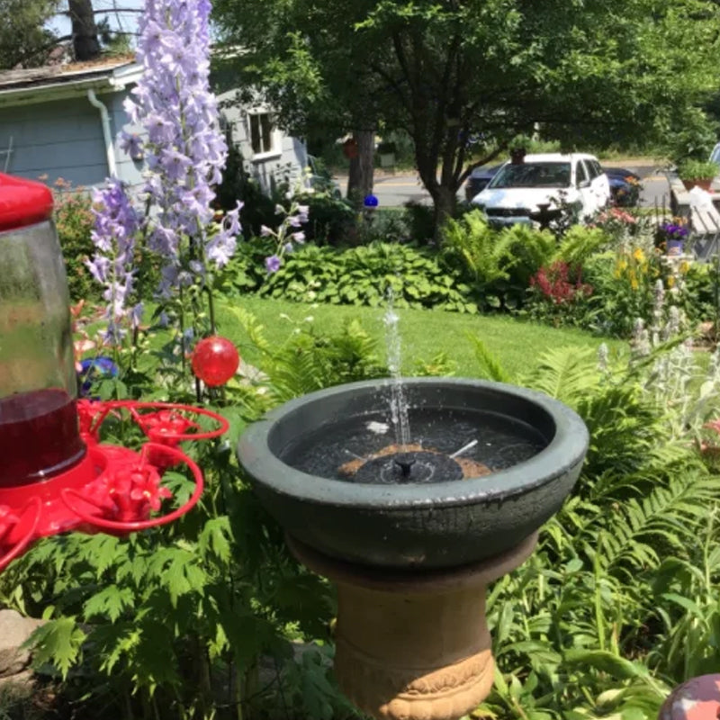 Skanto | Solar-Powered Bird Fountain with Light