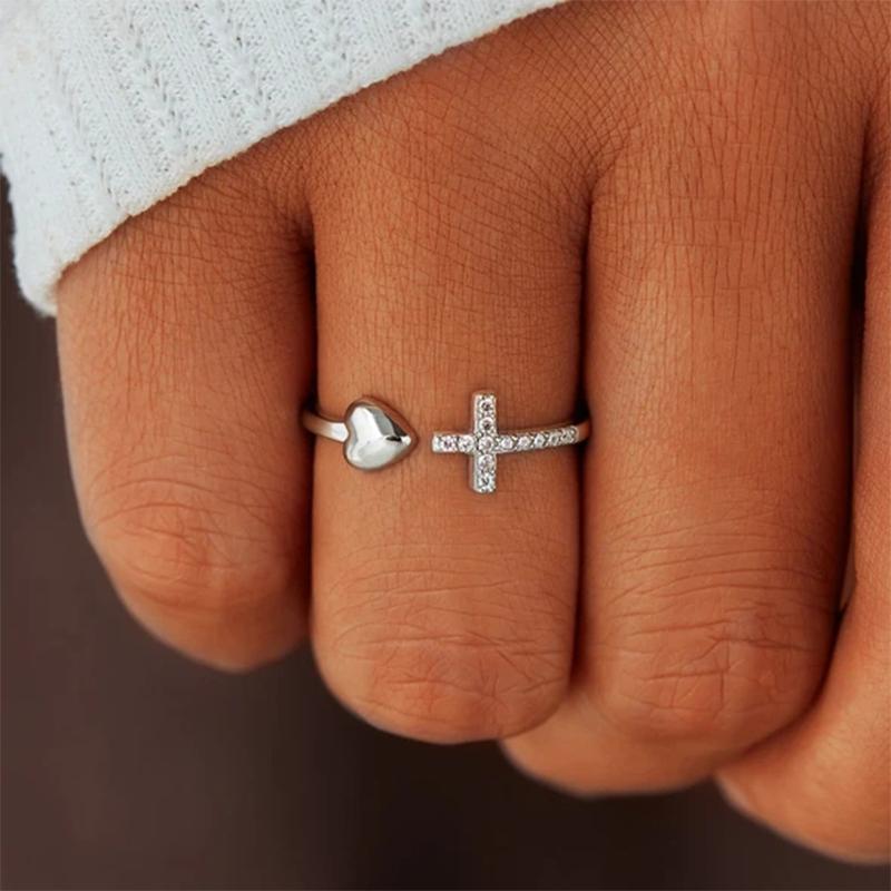 Skanto | Love S925 Sterling Silver Cross Ring
