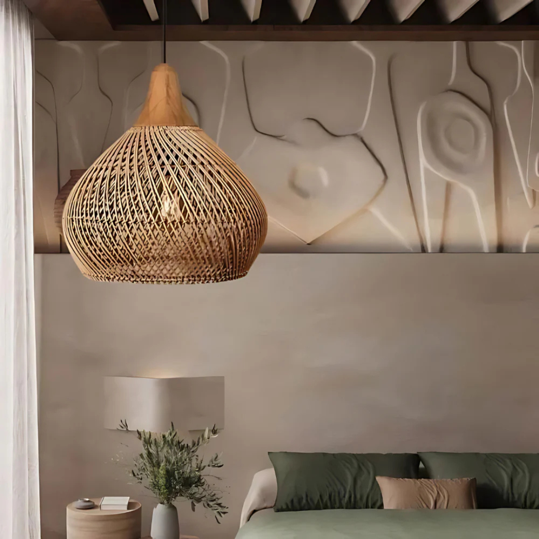Skanto | Rattan Boho Pendant Lamp