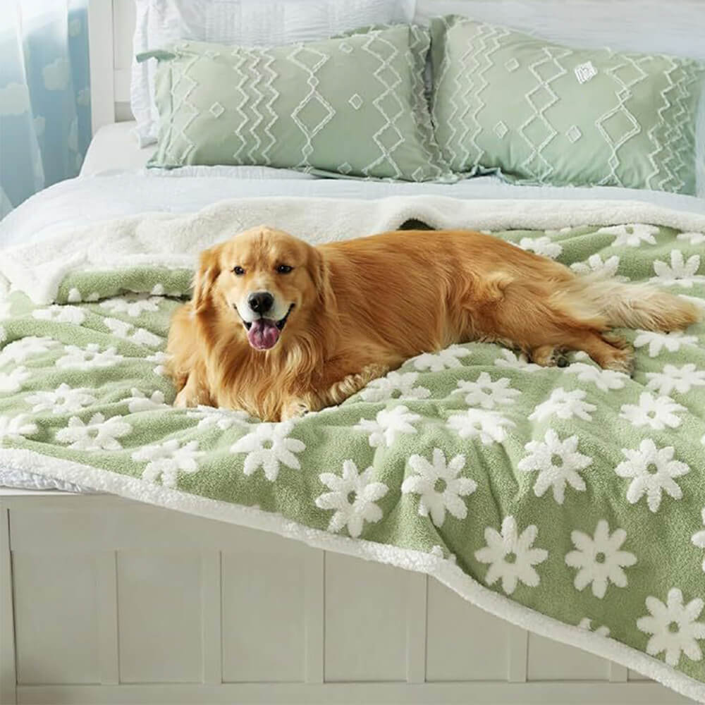 Skanto | Flocket Waterproof Multi-Functional Sherpa Dog Blanket