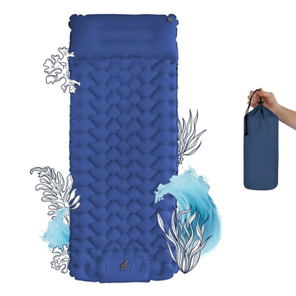Skanto | AirLite Self-Inflating Sleeping Pad – Lightweight, Compact & 10 cm Thick Comfort
