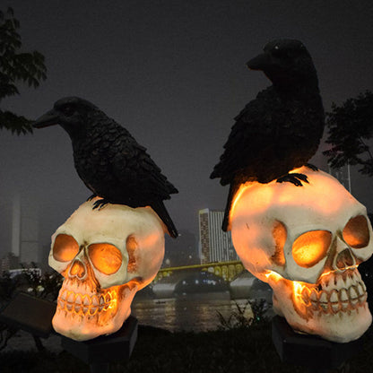 Brehn | Halloween Solar Skull Crows Decorative Lights