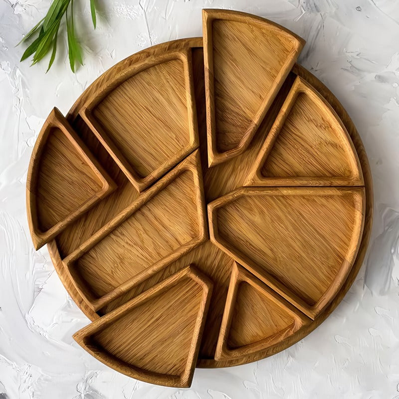 Skanto | Puzzle Board - Wood with Removable Dividers