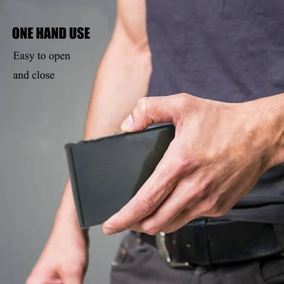 BowLift | Ultra-thin anti-theft brush anti-demagnetization metal card case