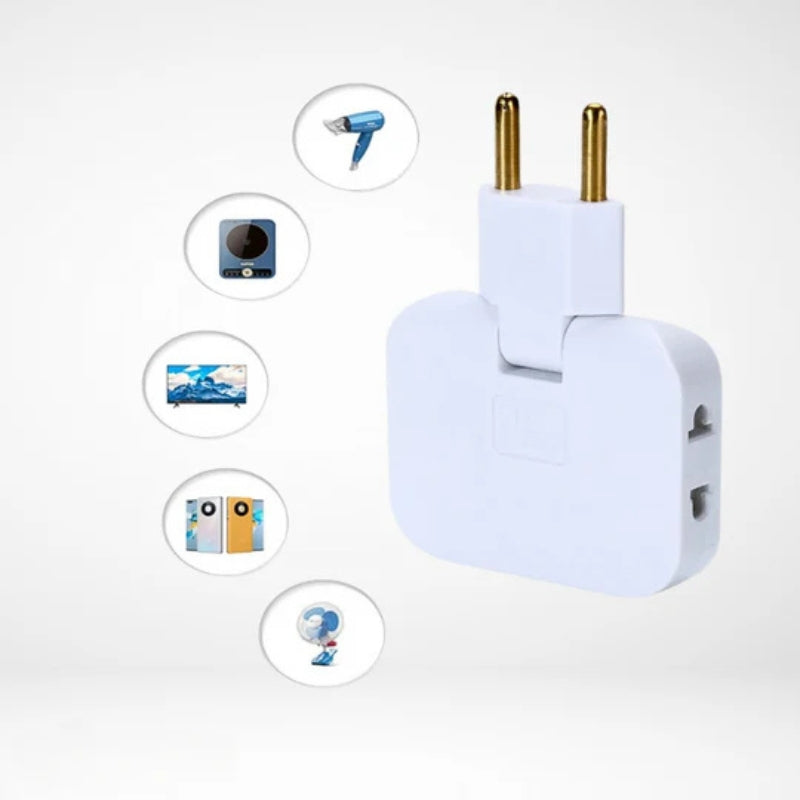 FlexiPlug – Ultra-thin 180° rotatable power strip with multiple sockets Bowlift