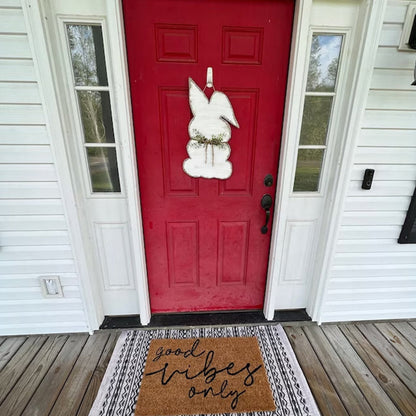 Easter Bunny Wooden Door Hanging Decor | Bowlift