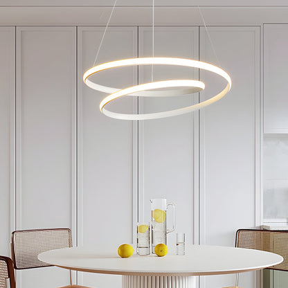 Modern LED Dimmable Pendant Light - Height-Adjustable Ceiling Lamp for Dining Room & Living Room | Karnz