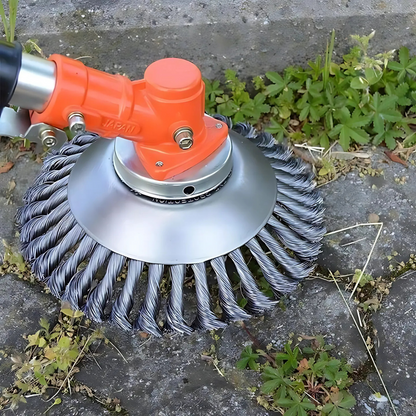 GrassCut TurboHead – Universal 6-Blade Weed Brush for Trimmers | Bowlift