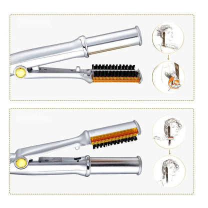 Hair Curling Iron Brush | Bowlift