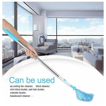 360° rotatable electric Spin Duster motorized duster with 2 brushes | Karnz