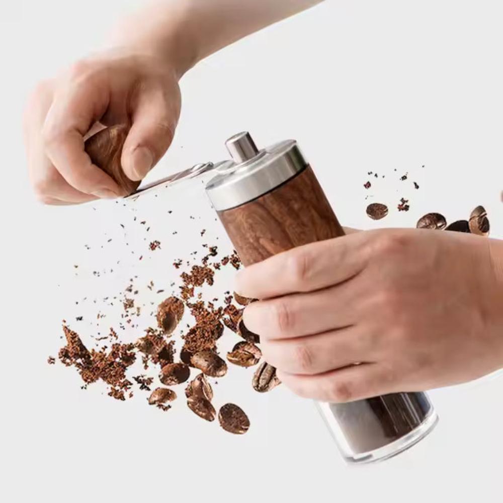 Skanto | Brewora | Handmade Wooden Coffee Grinder – Adjustable Manual Mill for Freshly Ground Coffee