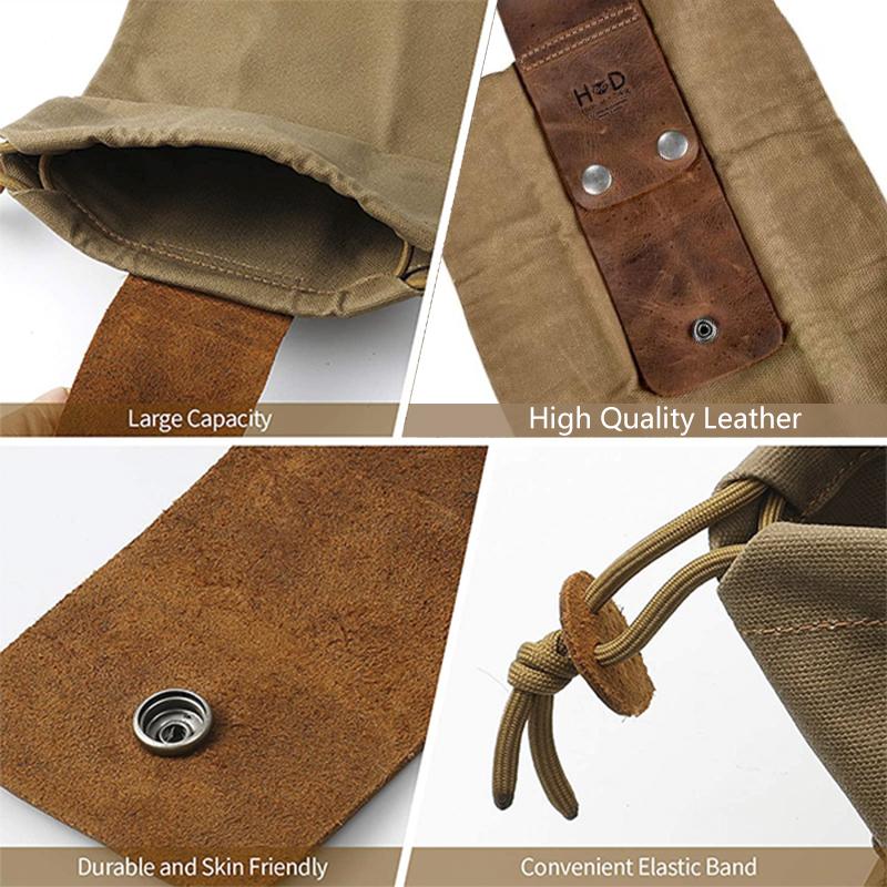 BowLift | Leather and Sailcloth Bushcraft Bag