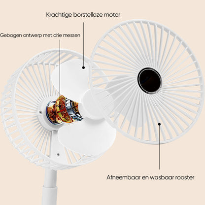 Skanto | Foldable and Rechargeable Desk Fan