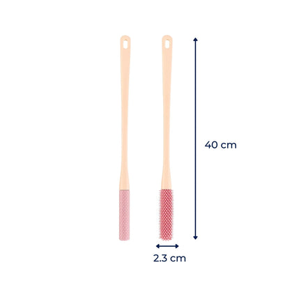 Deep cleaning of dirt and dead skin – Soft silicone bristles – Sensitive feet and daily hygiene Karnz