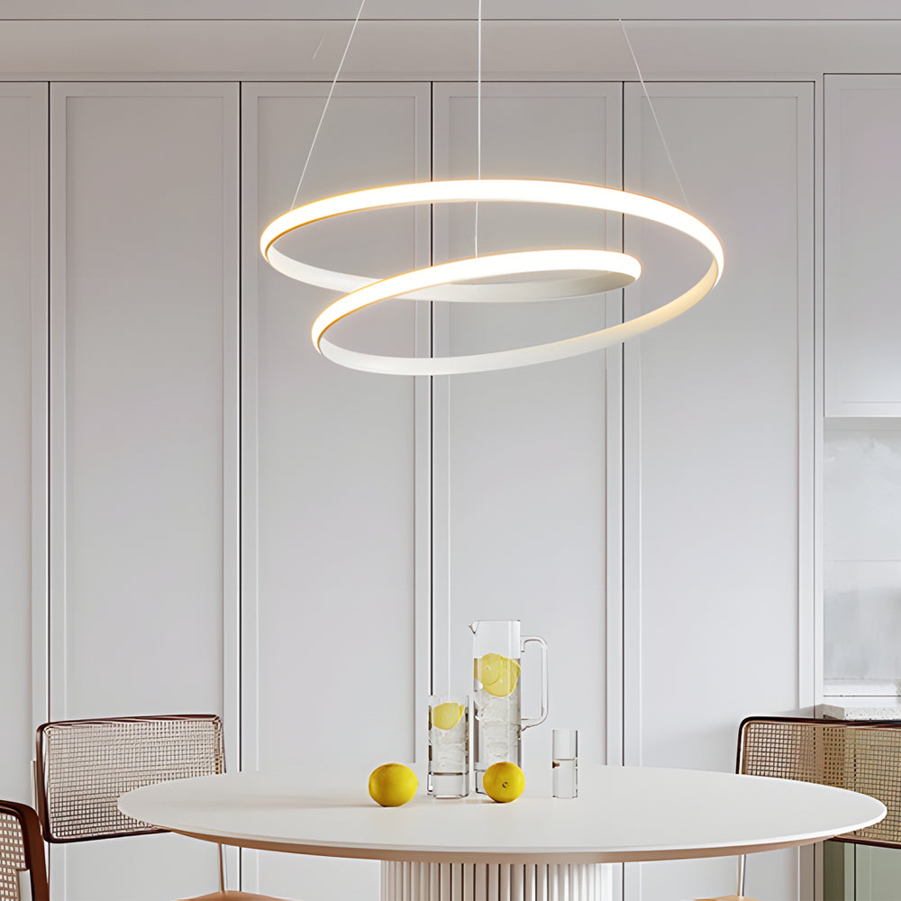 Modern LED Chandelier with Dimming Function – Pendant Light for Dining Room and Living Room | Karnz