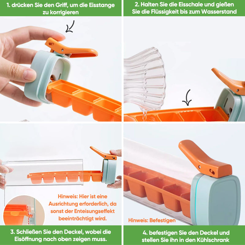 Ice cube tray for pressing | Karnz